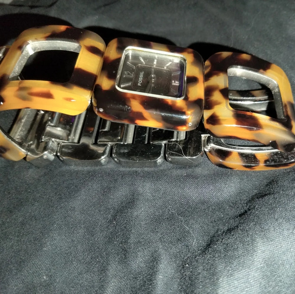Fossil Tortoise shell Acrylic F2watch - Picture 2 of 5